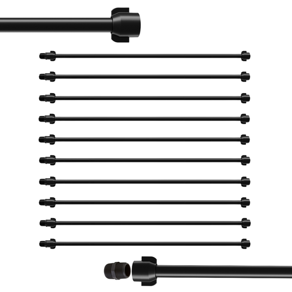 Engate Mangueira Flexível Para Descarga 40cm X 1/2" Preto | A